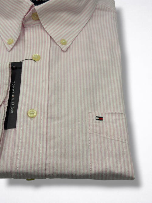 Camisa Tommy Hilfiger Classic Fit manga larga talla XL