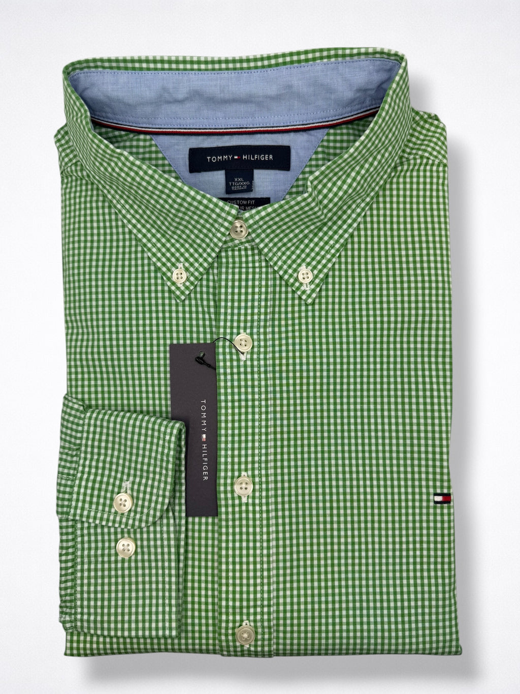 Camisa Tommy Hilfiger Custom Fit Manga Larga Talla XXL
