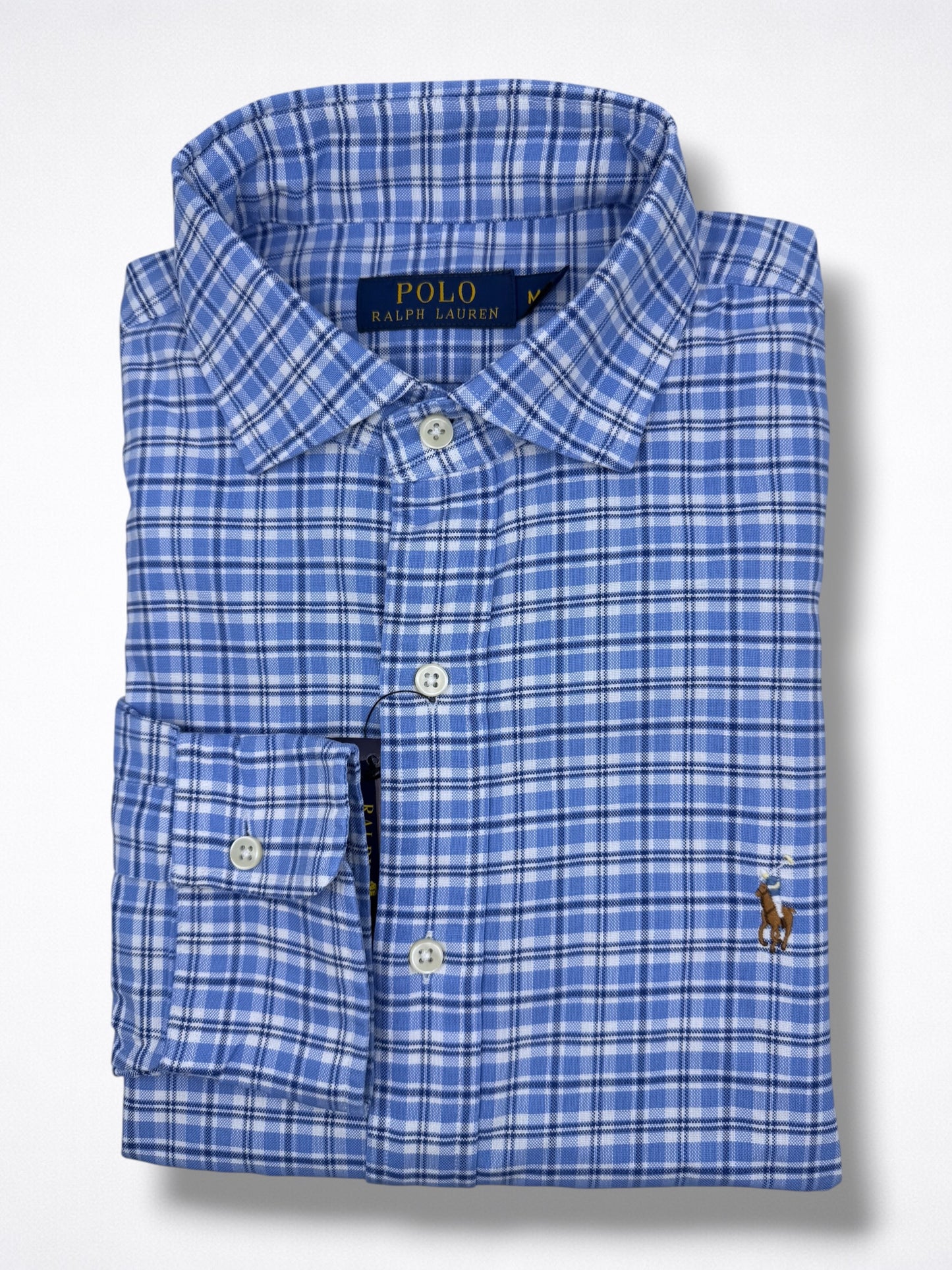 Camisa Polo Ralph Lauren Classic Fit Manga Larga Talla M