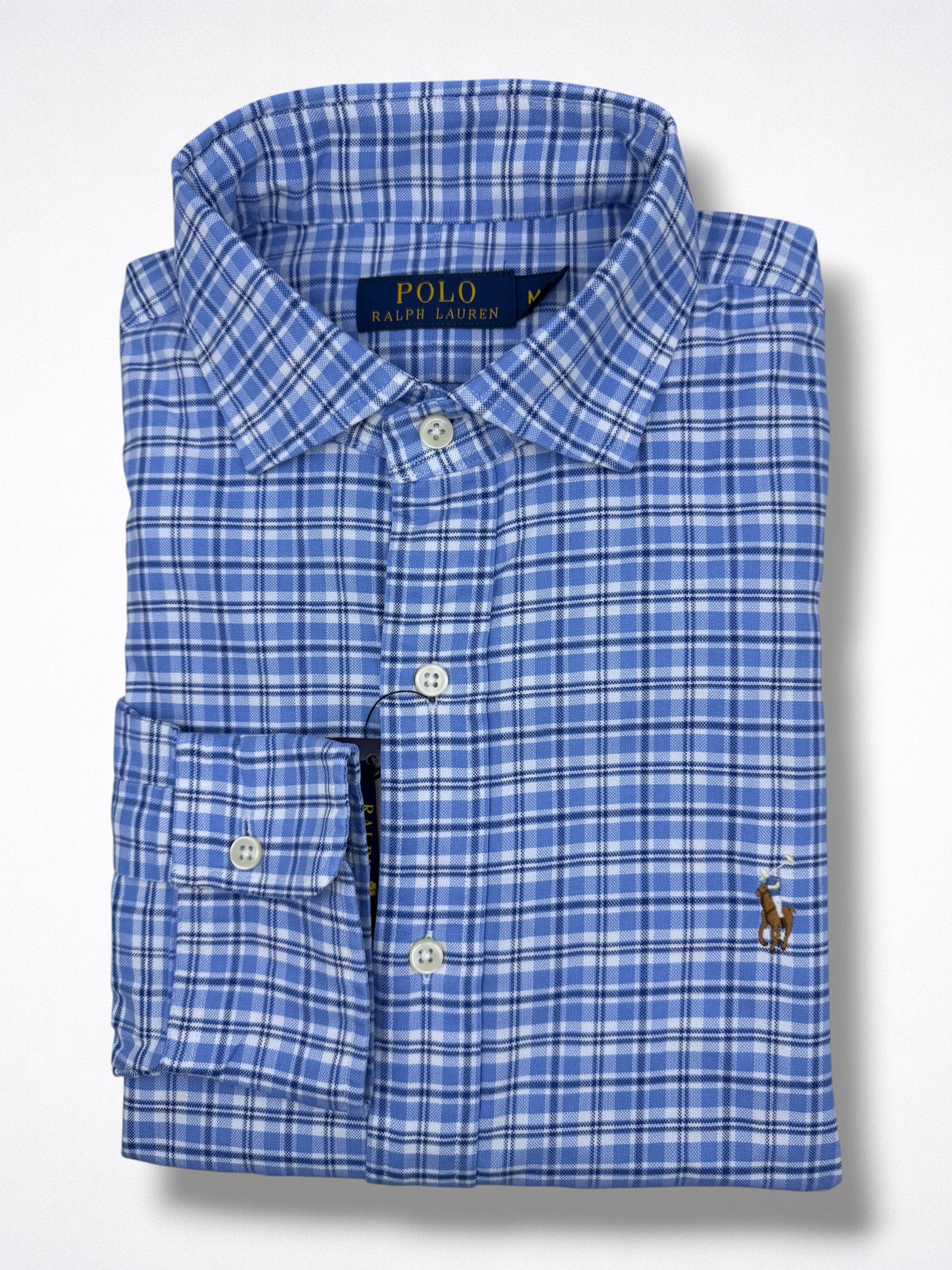 Camisa Polo Ralph Lauren Classic Fit Manga Larga Talla M