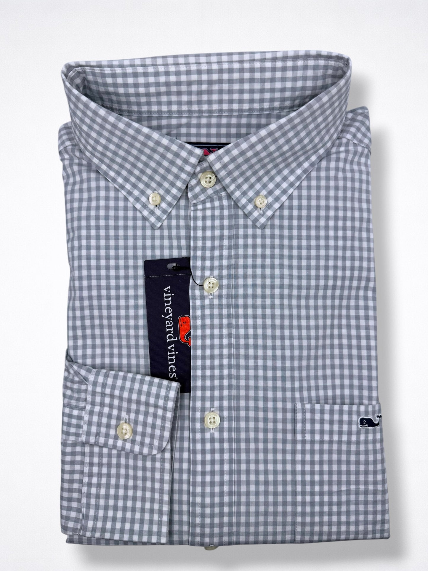 Camisa Vineyard Vines Classic Fit Manga Larga Talla L