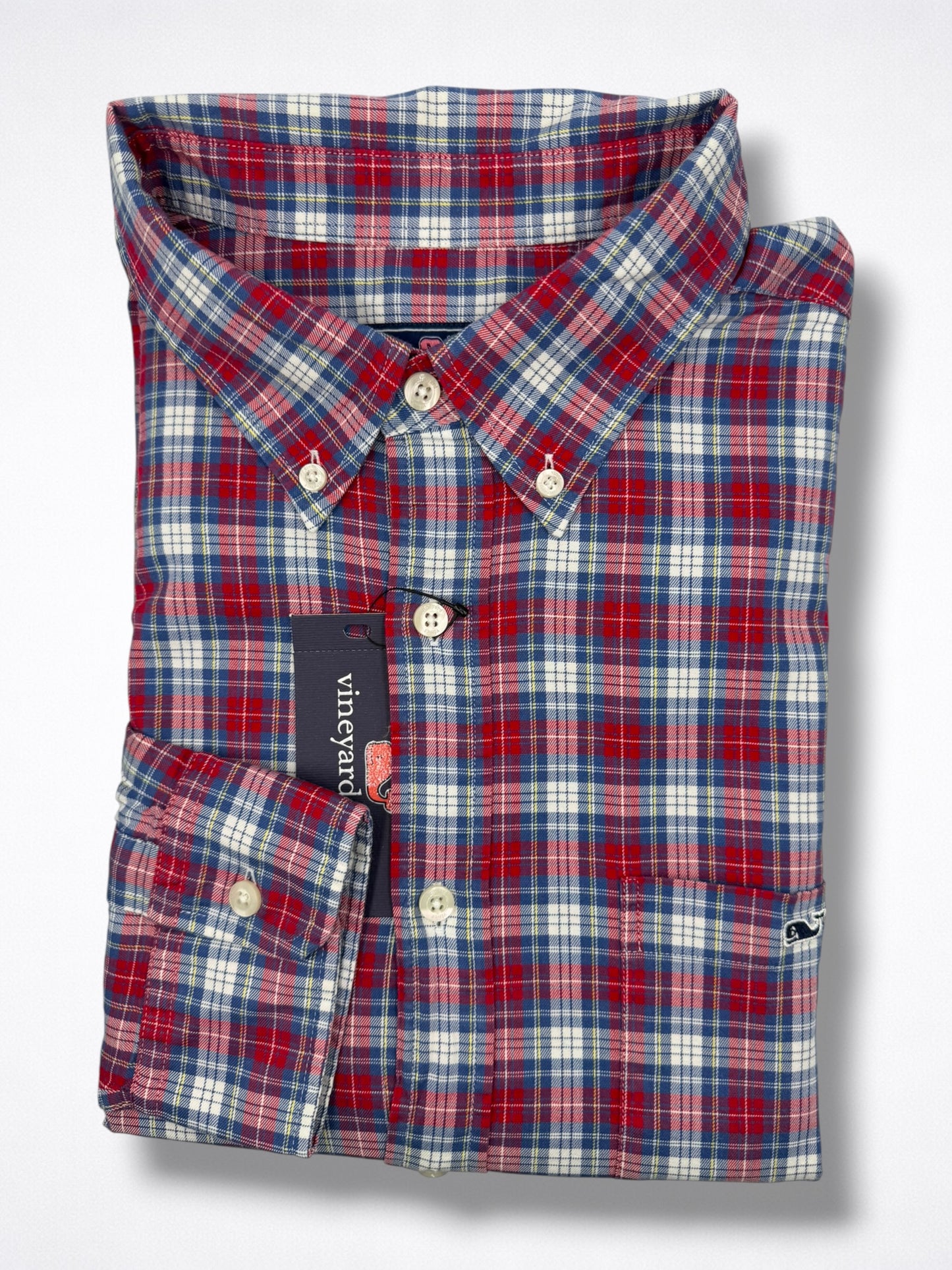 Camisa Vineyard Vines Classic Fit Manga Larga Talla XL