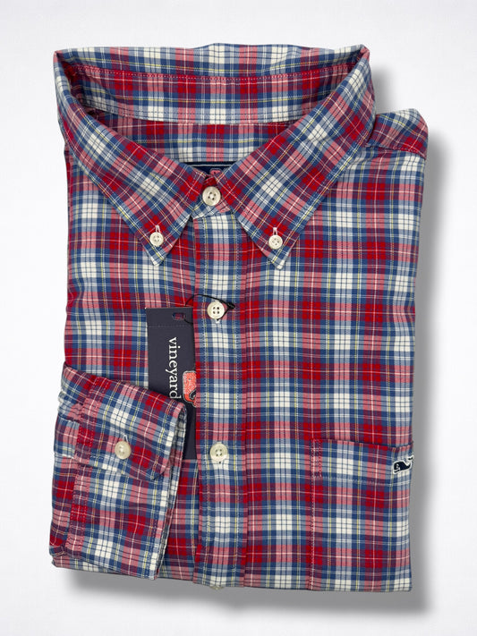 Camisa Vineyard Vines Classic Fit Manga Larga Talla XL