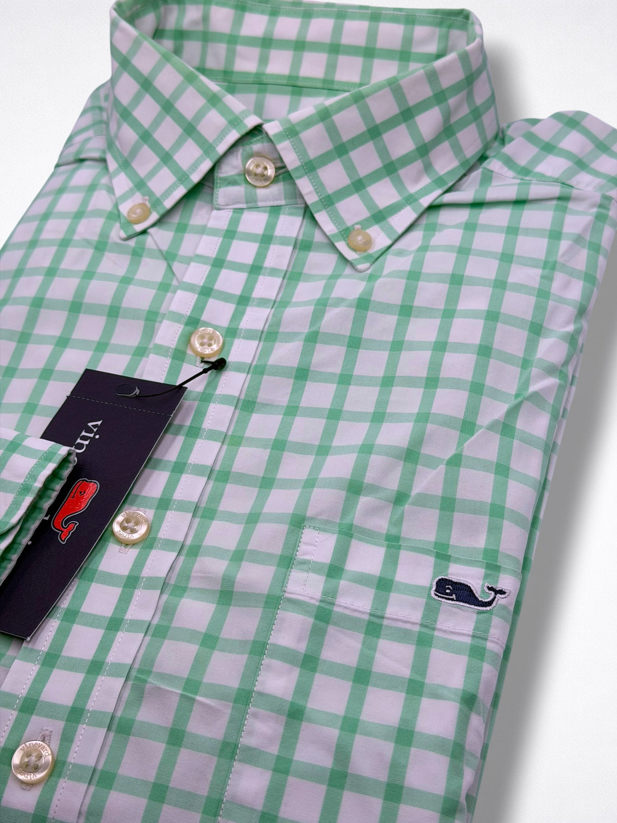 Camisa Vineyard Vines Classic Fit Manga Larga Talla M