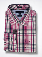 Camisa Tommy Hilfiger Custom Fit manga larga talla L