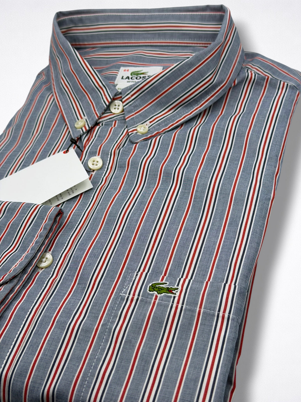 Camisa Lacoste Classic Fit Manga Larga Talla L