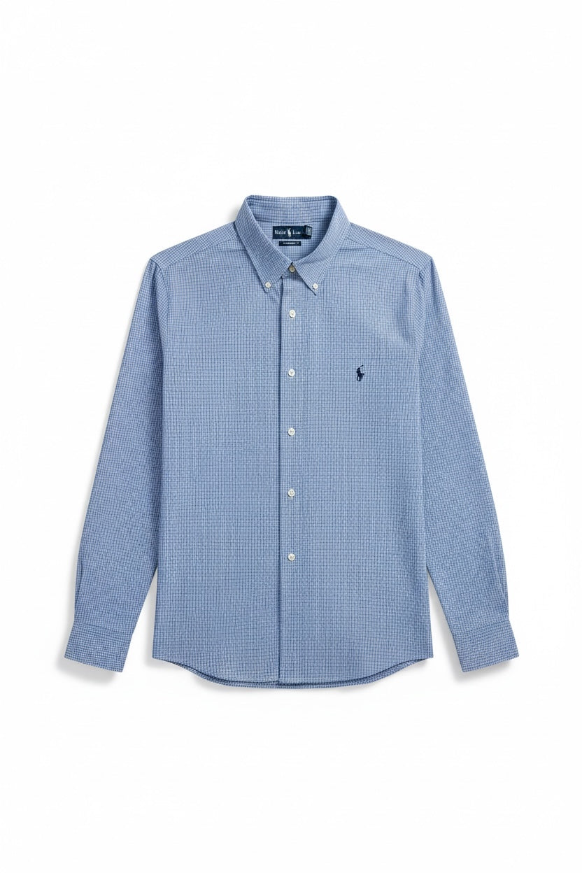 Camisa Polo Ralph Lauren Custom Fit Manga Larga Talla XL