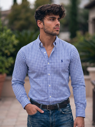 Camisa Polo Ralph Lauren Classic Fit Manga Larga Talla XXL