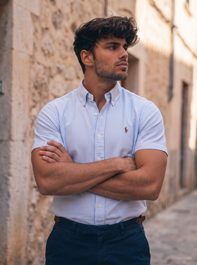 Camisa Polo Ralph Lauren Classic Fit Manga Corta Talla XXL