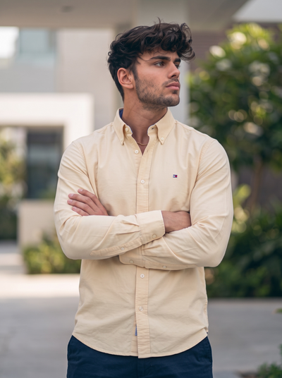 Camisa Tommy Hilfiger Slim Fit Manga Larga Talla XXL