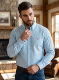 Camisa Polo Ralph Lauren Classic Fit Manga Larga Talla XL