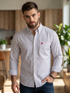 Camisa Brooks Brothers Classic Fit Manga Larga Talla XL