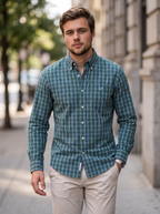 Camisa Vineyard Vines Classic Fit Manga Larga Talla L