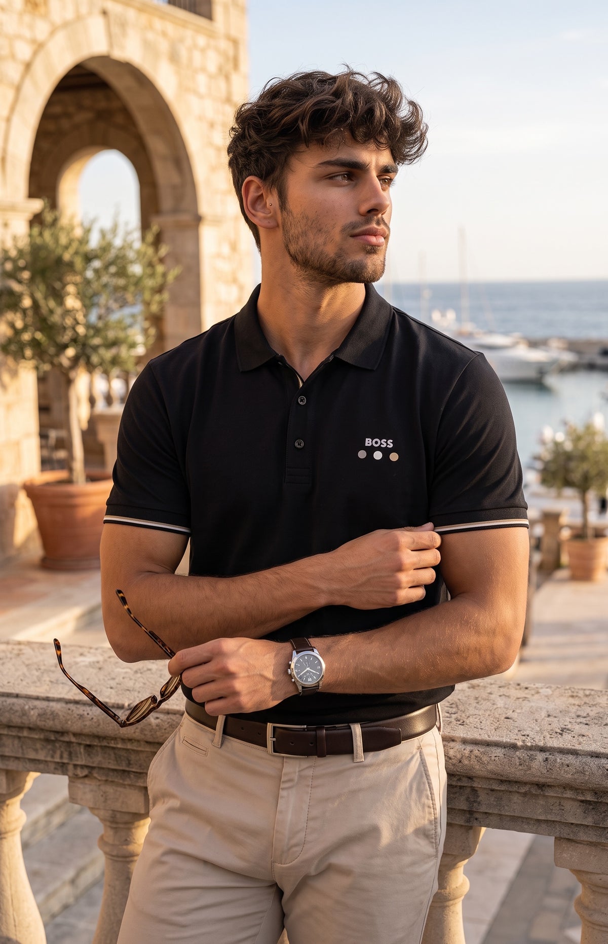 Playera Boss Classic Fit Tipo Polo Talla XL