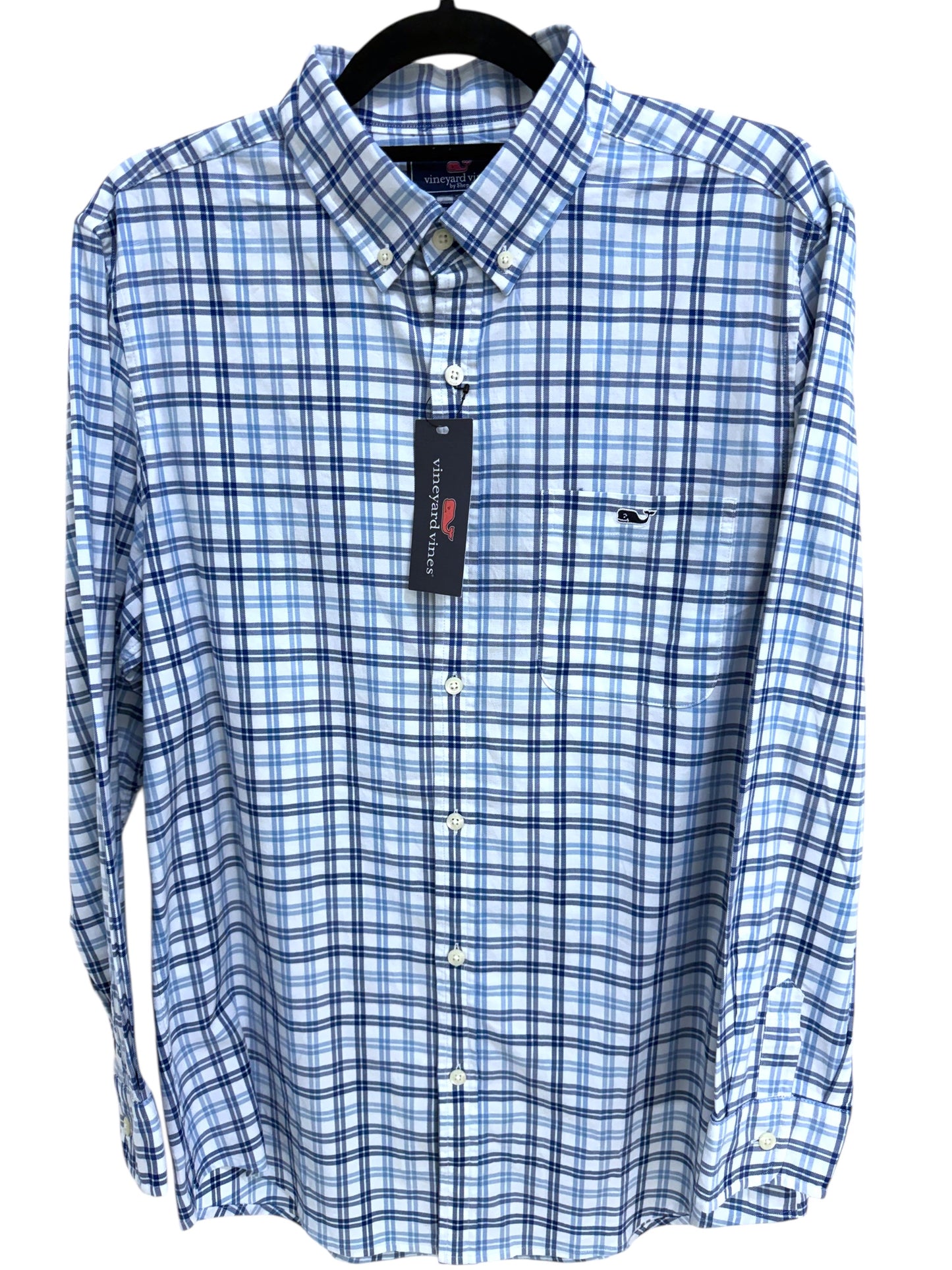 Camisa Vineyard Vines Slim Fit Manga Larga Talla M