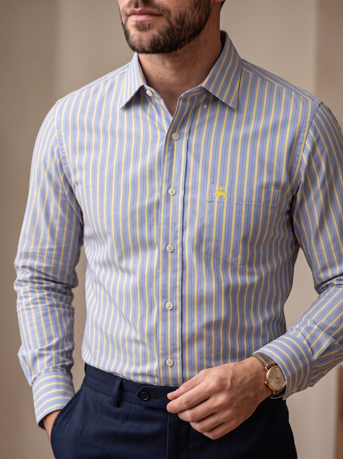 Camisa Brooks Brothers Classic Fit manga larga talla L
