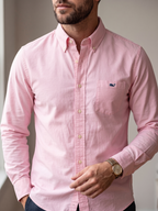 Camisa Vineyard Vines Classic Fit manga larga talla XL