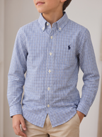 Camisa Polo Ralph Lauren Classic Fit manga larga talla 14-16 niño