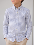 Camisa Polo Ralph Lauren Classic Fit manga larga talla 8 niño