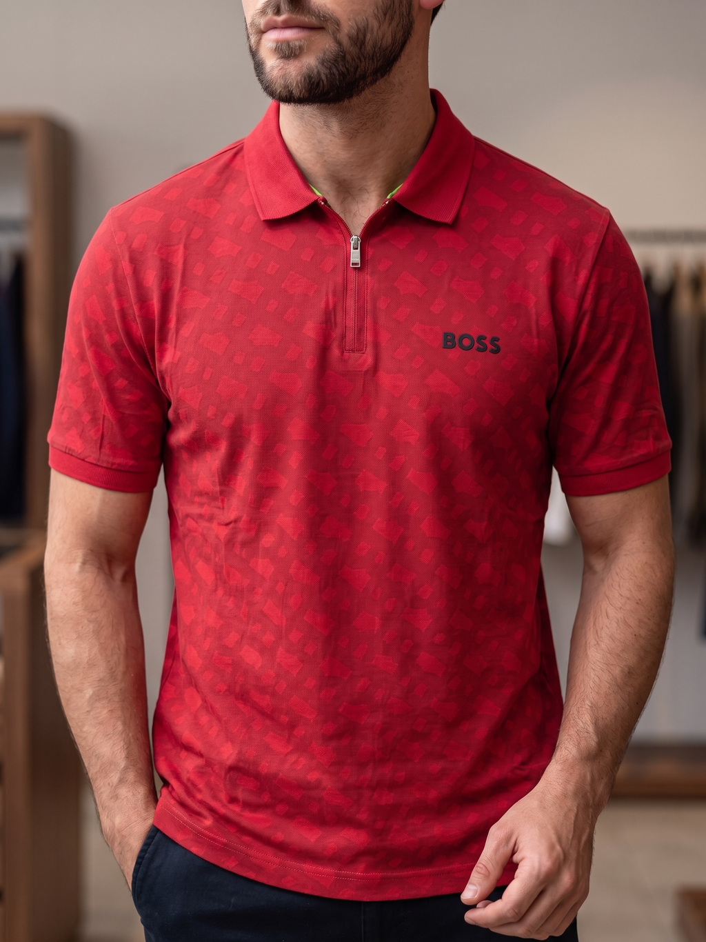 Playera Boss Classic Fit Tipo Polo Talla XL