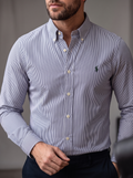 Camisa Polo Ralph Lauren Classic Fit manga larga talla M