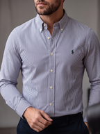 Camisa Polo Ralph Lauren Classic Fit manga larga talla M