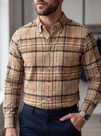 Camisa Tommy Hilfiger Classic Fit manga larga talla M