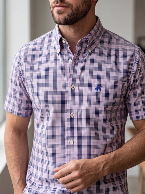 Camisa Brooks Brothers Classic Fit manga corta talla M