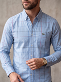 Camisa Lacoste Classic Fit manga larga talla M
