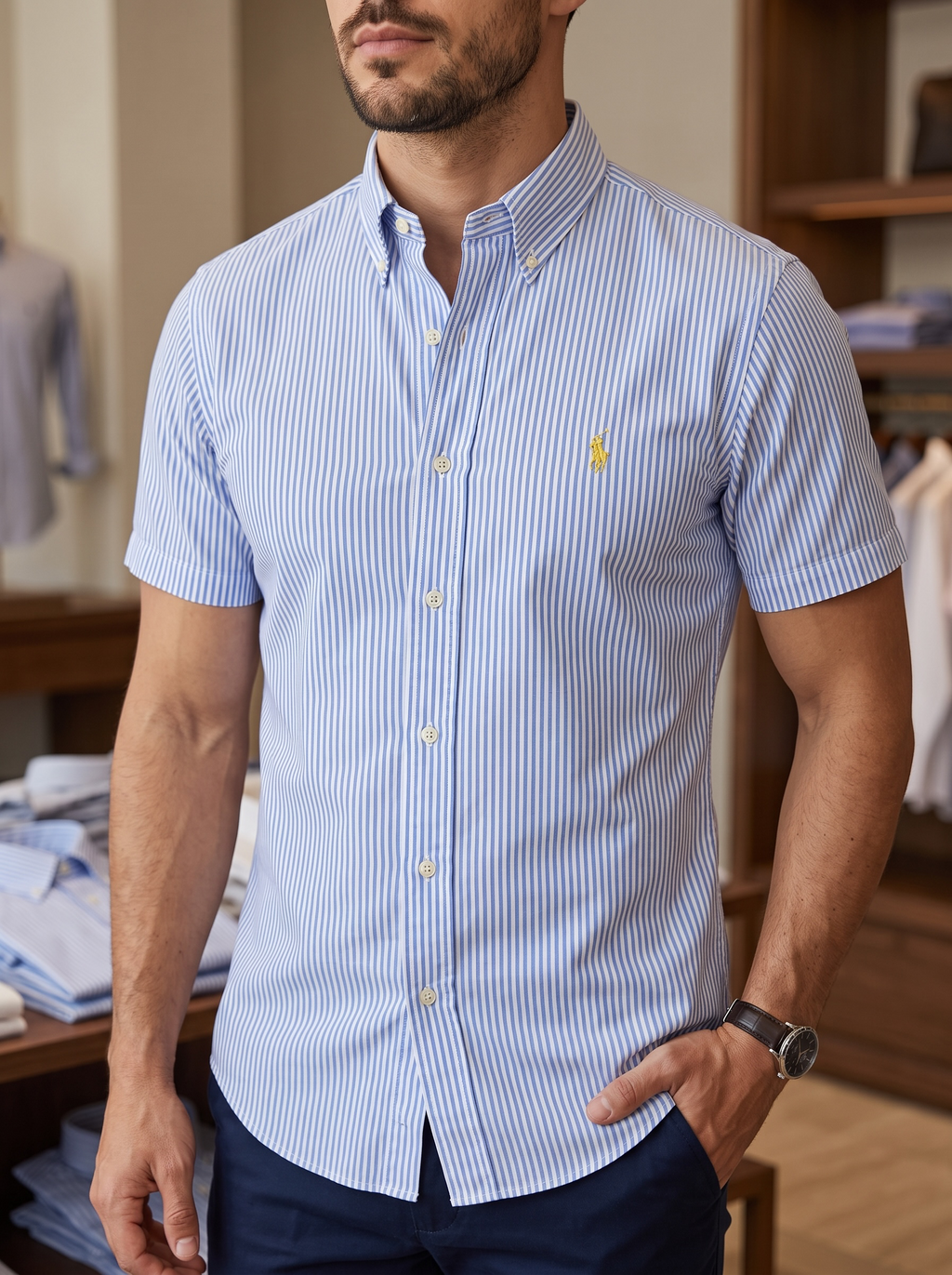 Camisa Polo Ralph Lauren Classic fit manga corta talla M