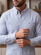 Camisa Tommy Hilfiger Custom Fit Manga Larga Talla XL