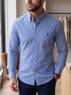 Camisa Polo Ralph Lauren Classic Fit Manga Larga Talla L