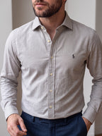 Camisa Polo Ralph Lauren Slim Fit Manga Larga Talla XS