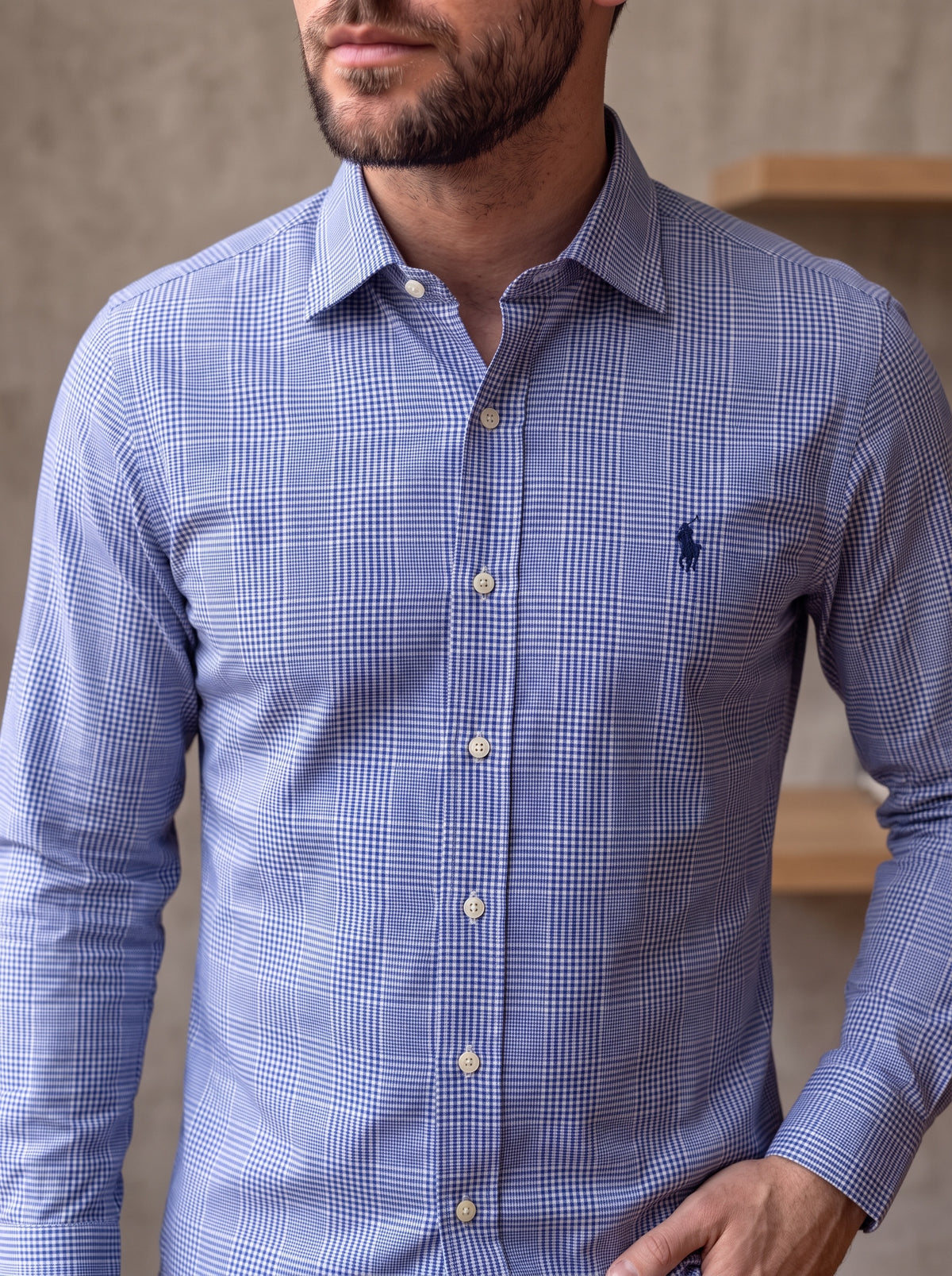 Camisa Polo Ralph Lauren Classic Manga Larga Talla L