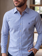 Camisa Polo Ralph Lauren Classic Fit Manga Larga Talla M