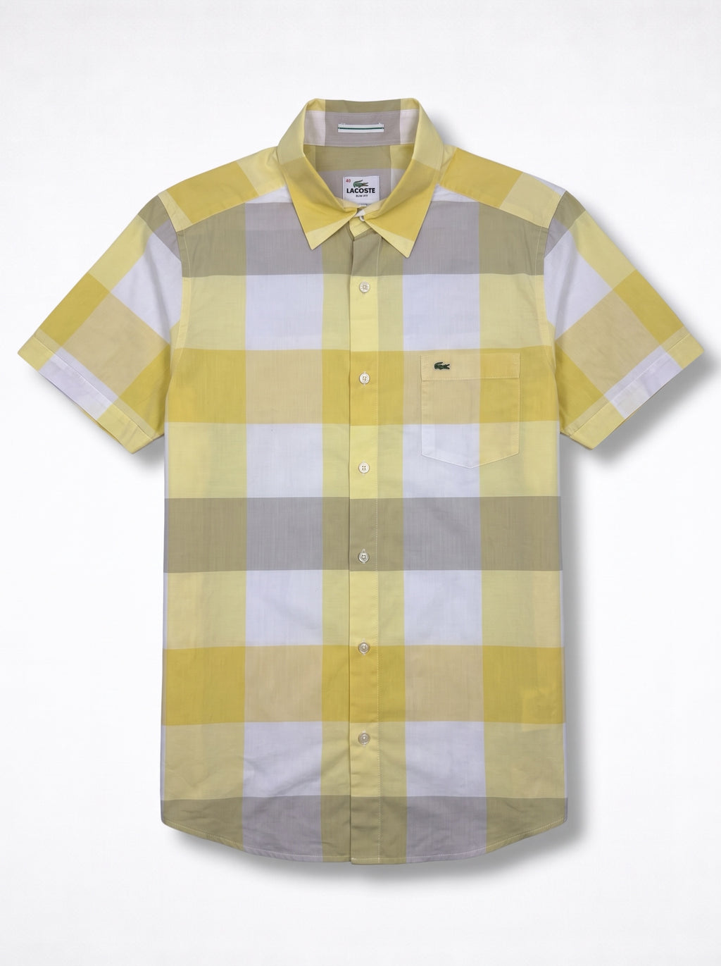 Camisa Lacoste Slim Fit manga corta talla M