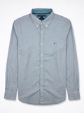 Camisa Tommy Hilfiger Classic Fit manga larga talla M