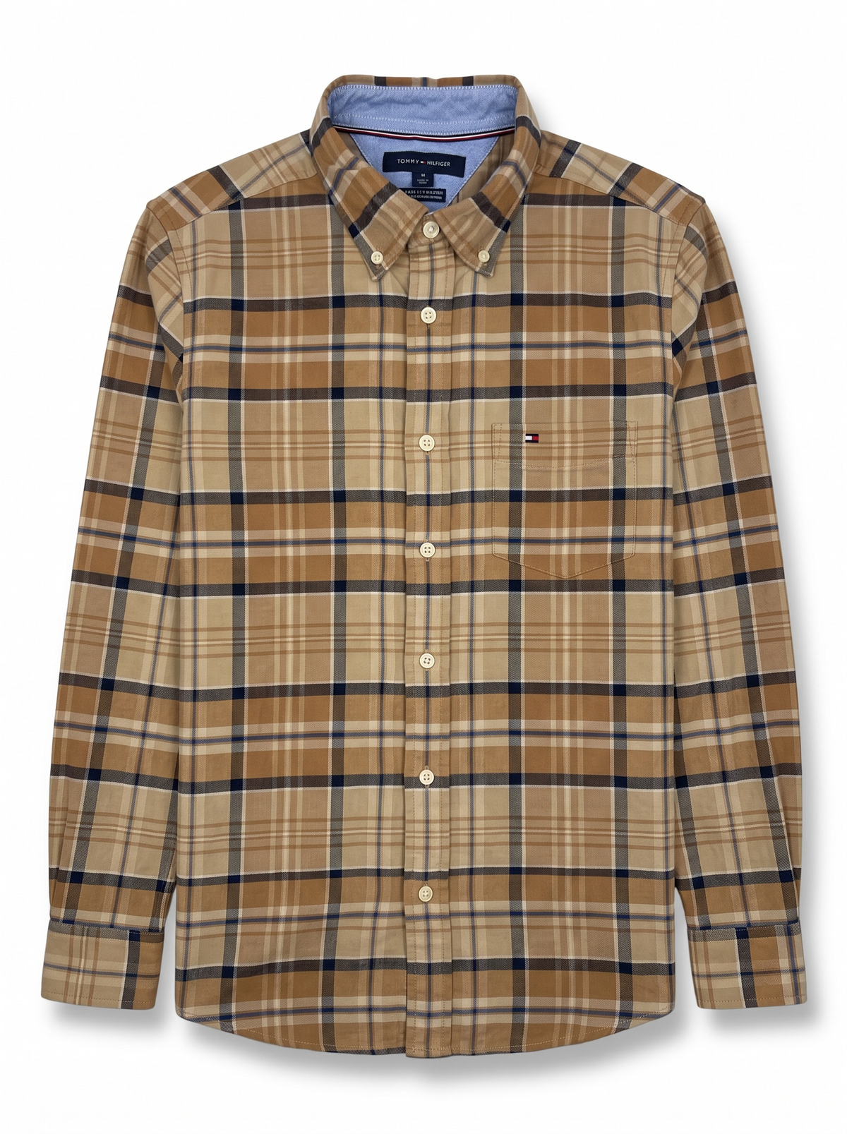 Camisa Tommy Hilfiger Classic Fit manga larga talla M