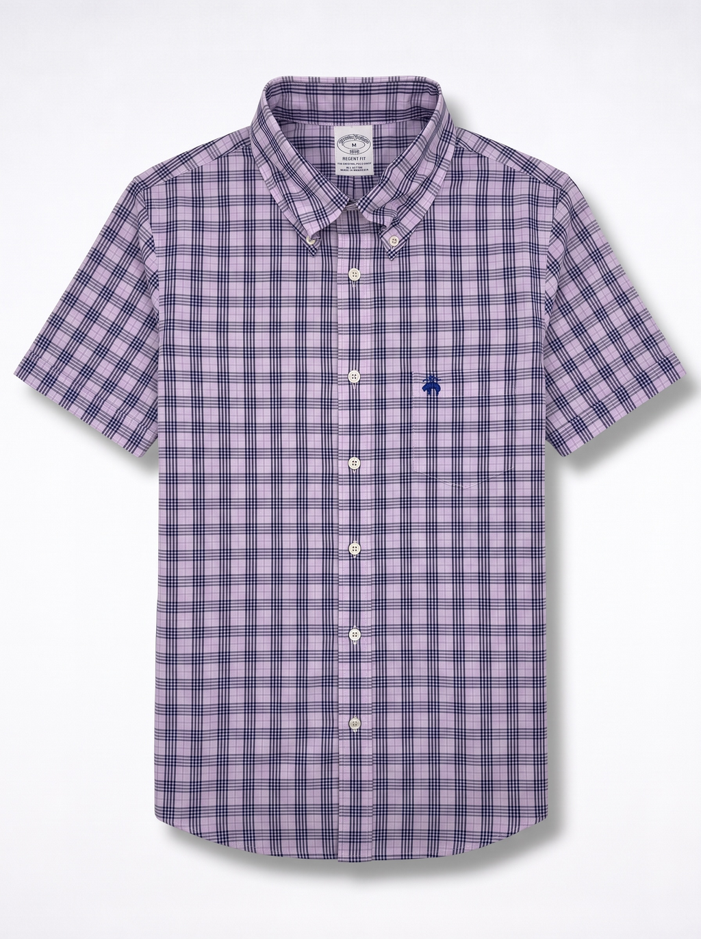 Camisa Brooks Brothers Classic Fit manga corta talla M