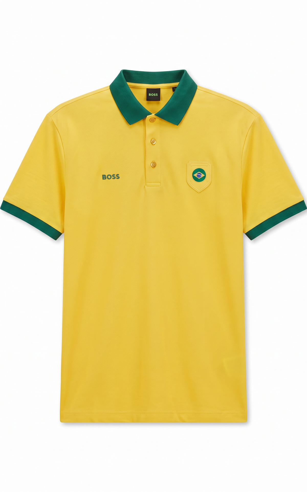 Playera Boss Edición Limitada Brasil Regular Fit  Talla M