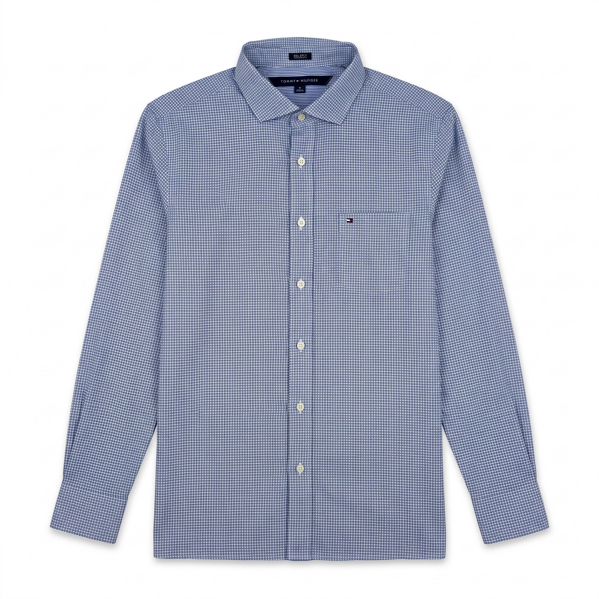 Camisa Tommy Hilfiger Custom Fit Manga Larga Talla M