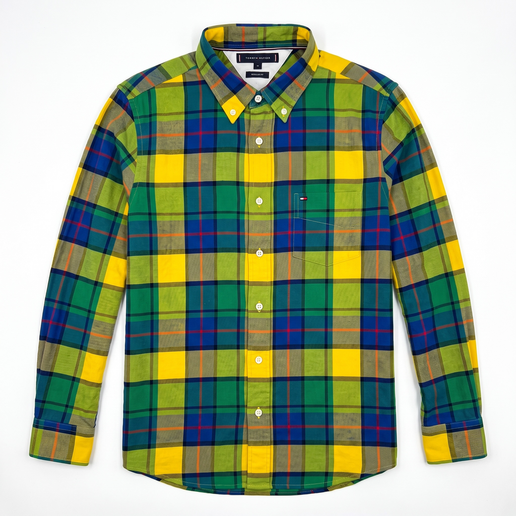 Camisa Tommy Hilfiger Classic Fit Manga Larga Talla M