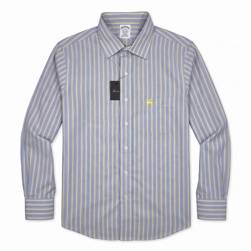 Camisa Brooks Brothers Classic Fit manga larga talla L