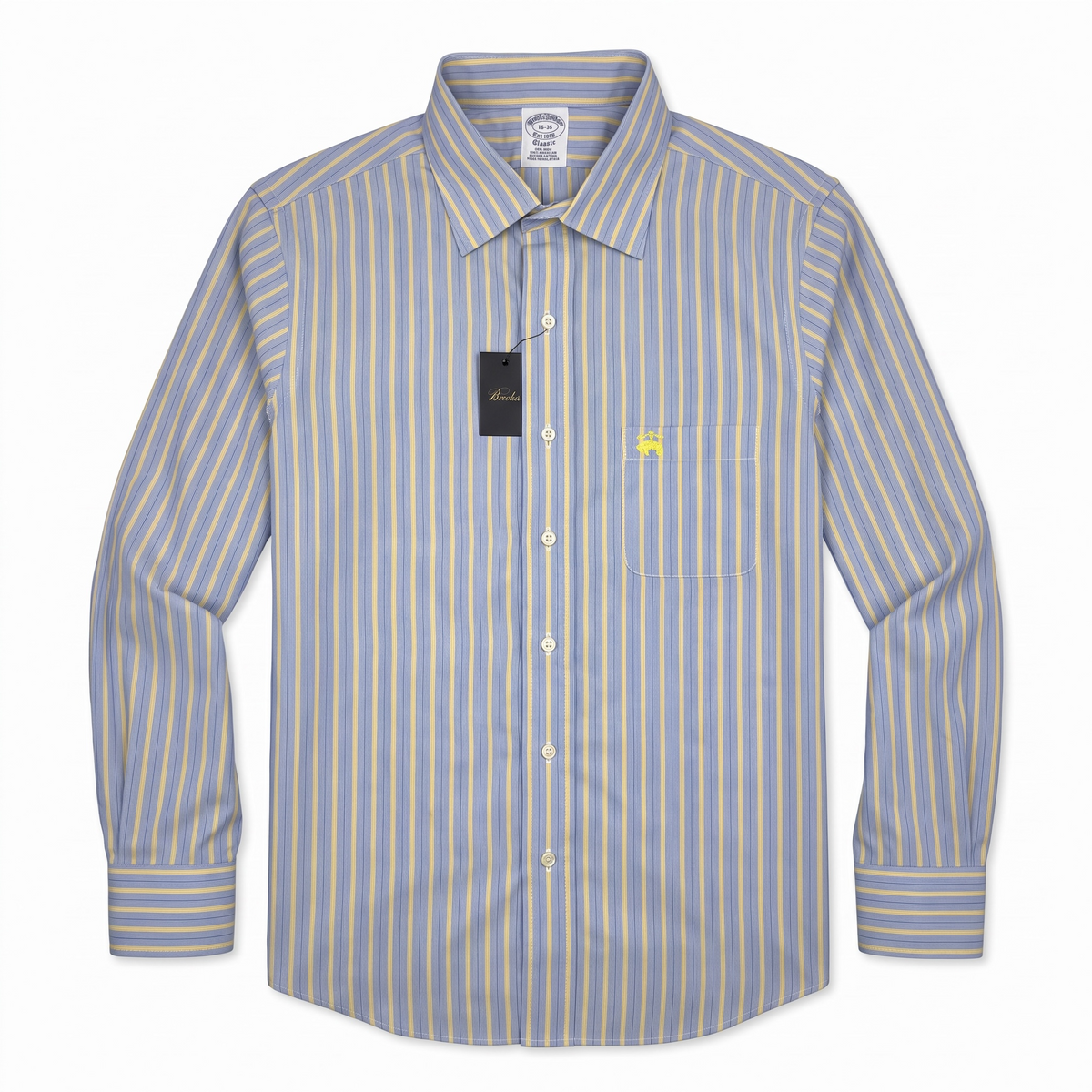 Camisa Brooks Brothers Classic Fit manga larga talla L