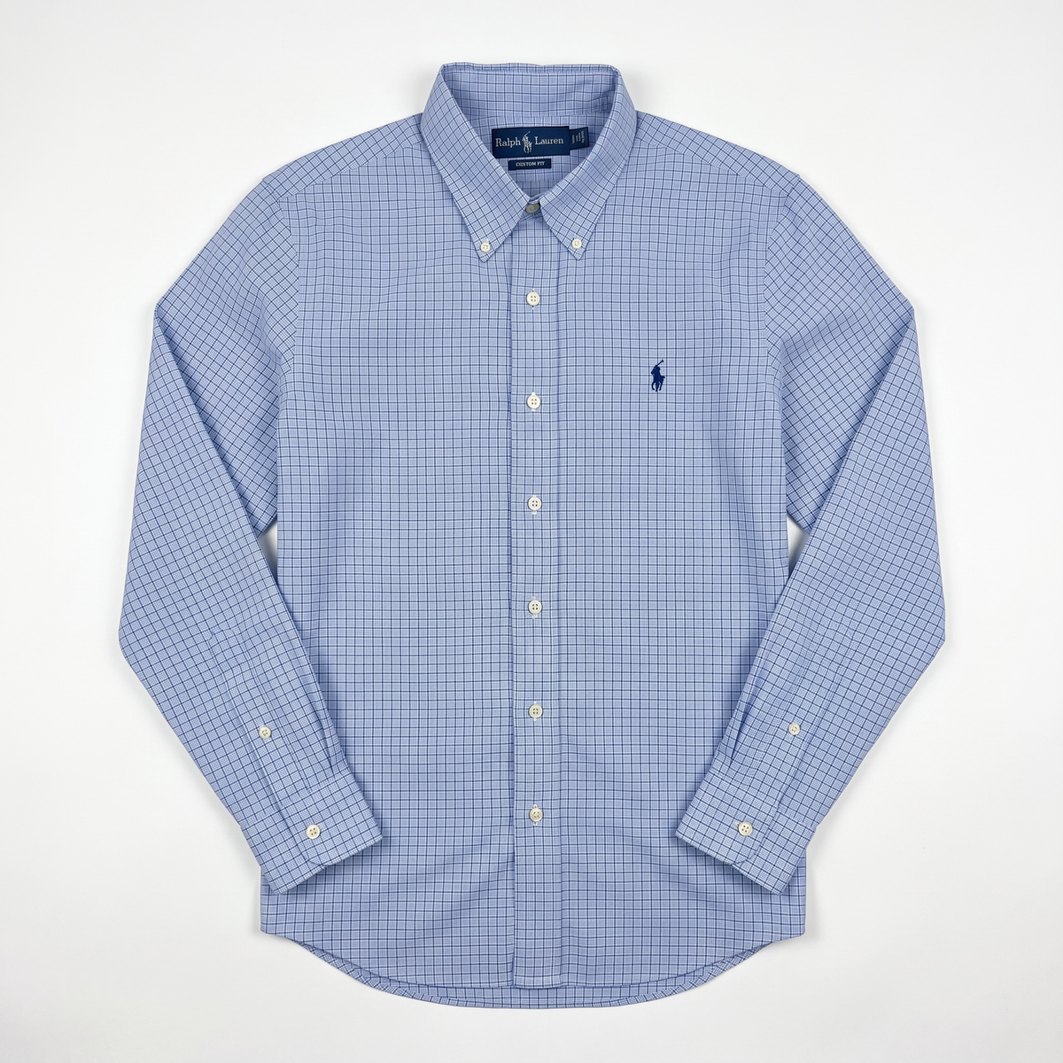 Camisa Polo Ralph Lauren Custom Fit manga larga talla L