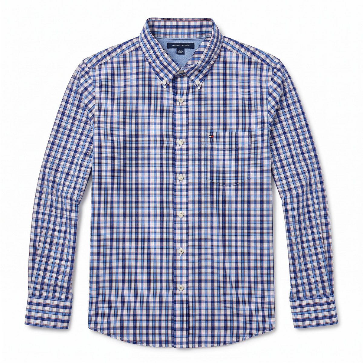 Camisa Tommy Hilfiger Classic Fit manga larga talla L