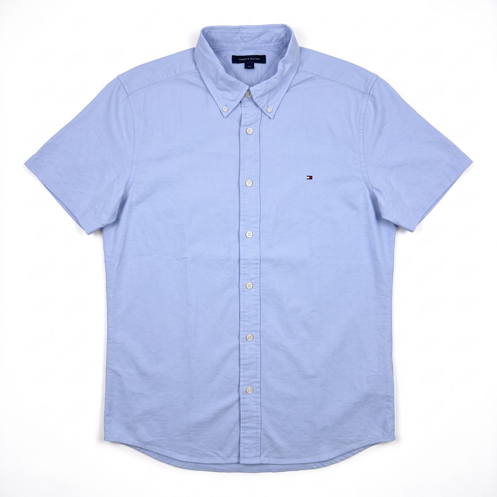 Camisa Tommy Hilfiger Classic Fit manga corta talla L