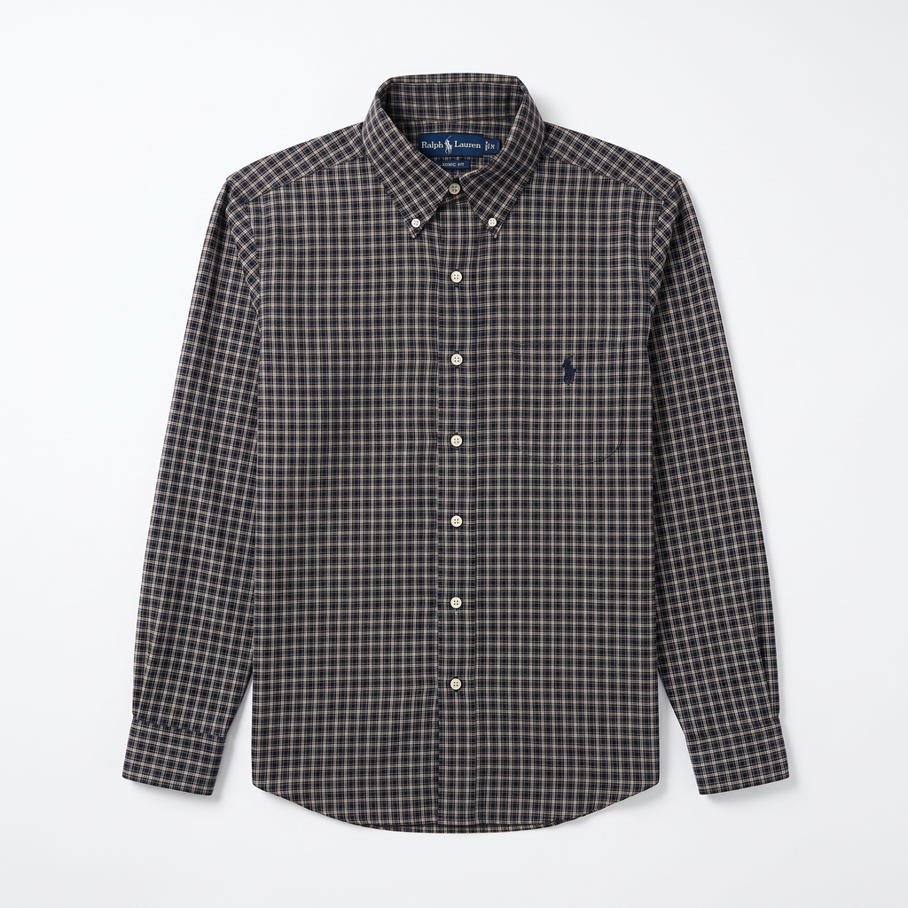 Camisa Polo Ralph Lauren Classic Fit manga larga talla M , modelo amplio sirve para talla L