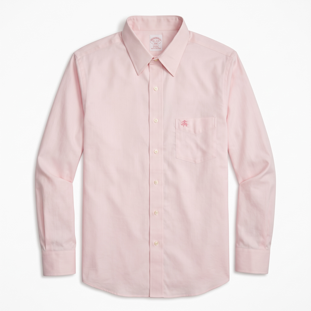 Camisa Brooks Brothers Classic Fit Manga Larga Talla L