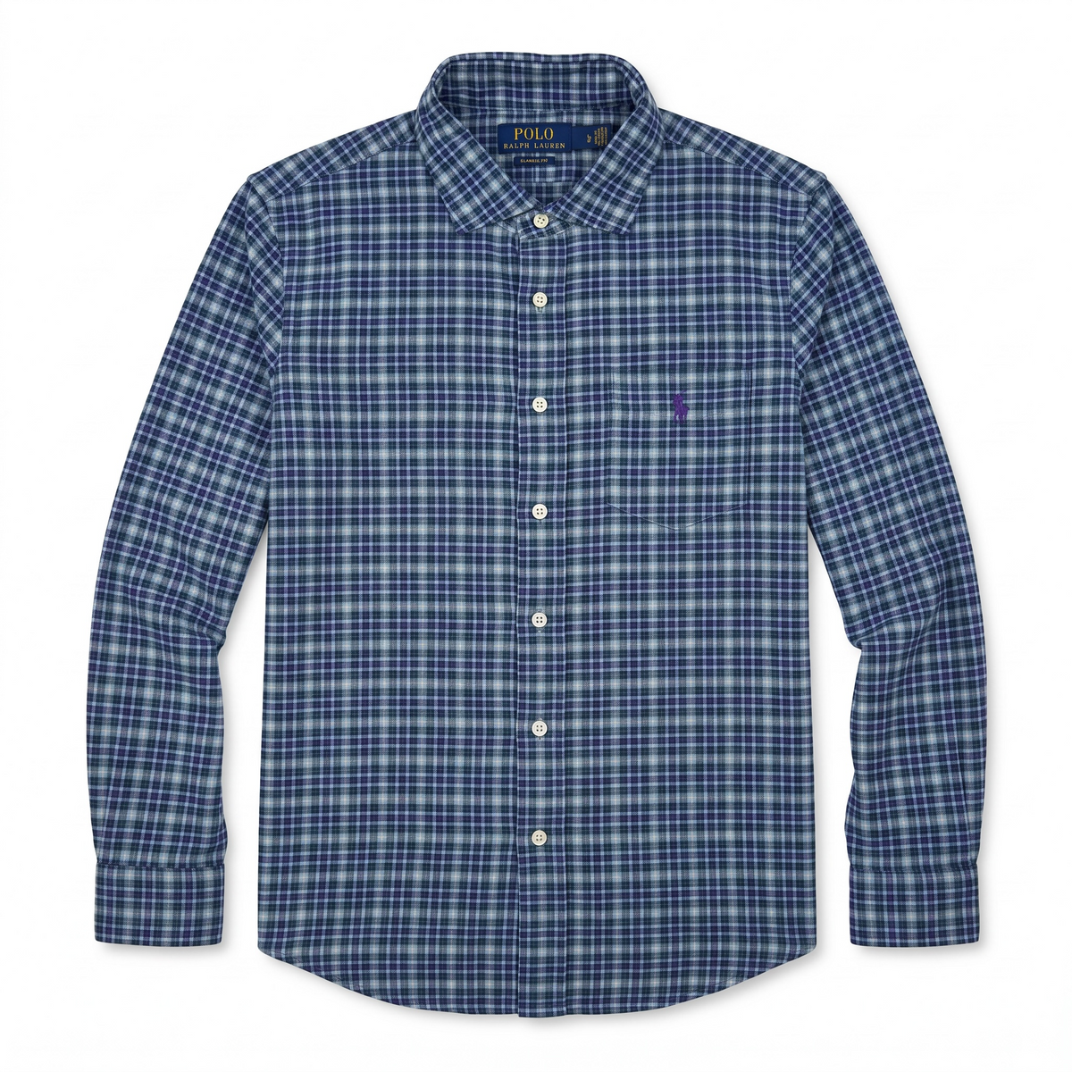 Camisa Polo Ralph Lauren Classic Fit Manga Larga Talla L